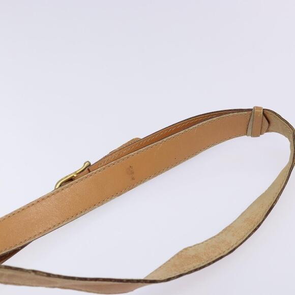 CELINE Macadam Canvas Shoulder Bag Beige - Picture 8 of 12